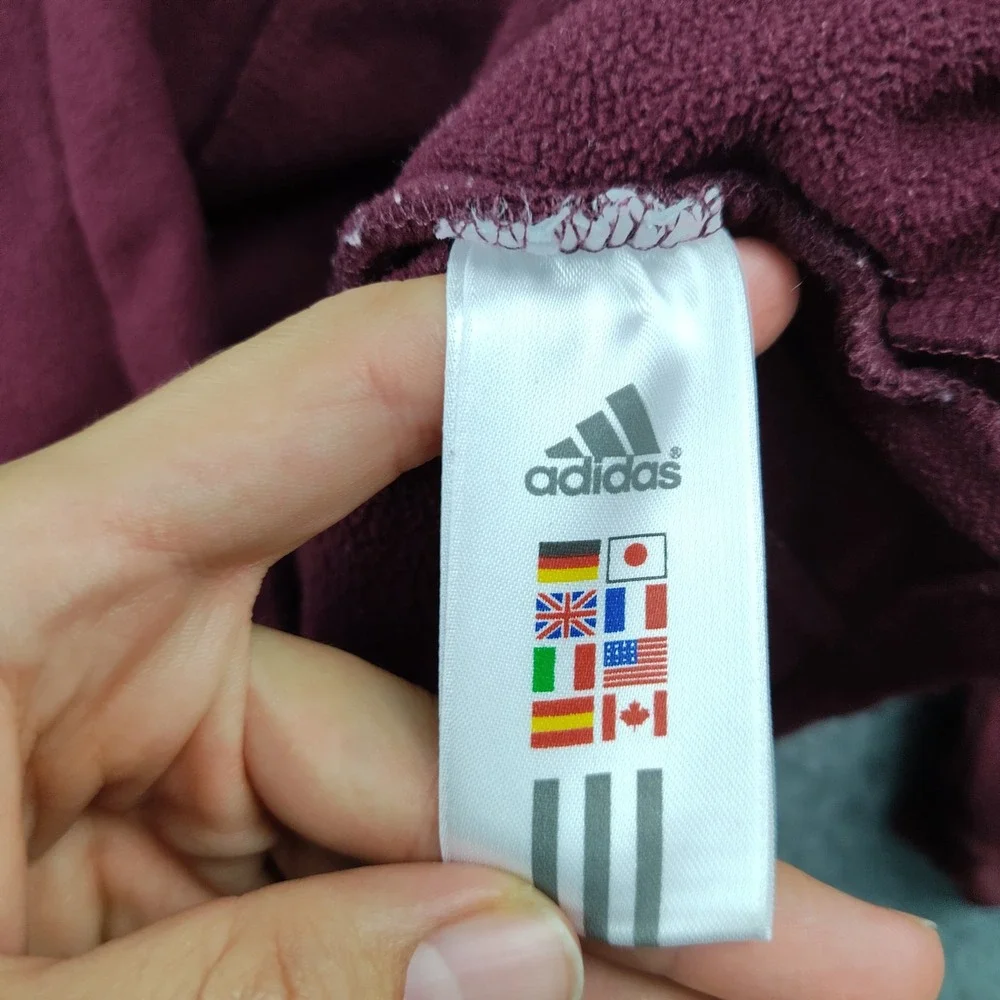 Adidas ClimaWarm Texas A&M Aggies Fleece Jacket Mens Medium Maroon Full Zip ATM